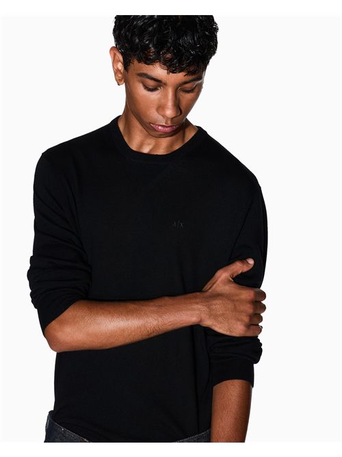Mage girocollo in lana merino ARMANI EXCHANGE | 8NZM3AZM8AZ/1200